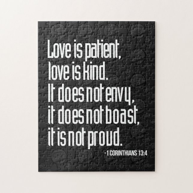 1 Corinthians 13:4 Puzzle (Vertical)