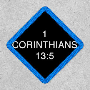 1 Corinthians 13 5 Bold Faith Reference Patch