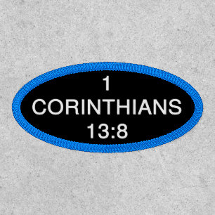 1 Corinthians 13 8 Love Never Fails Patch