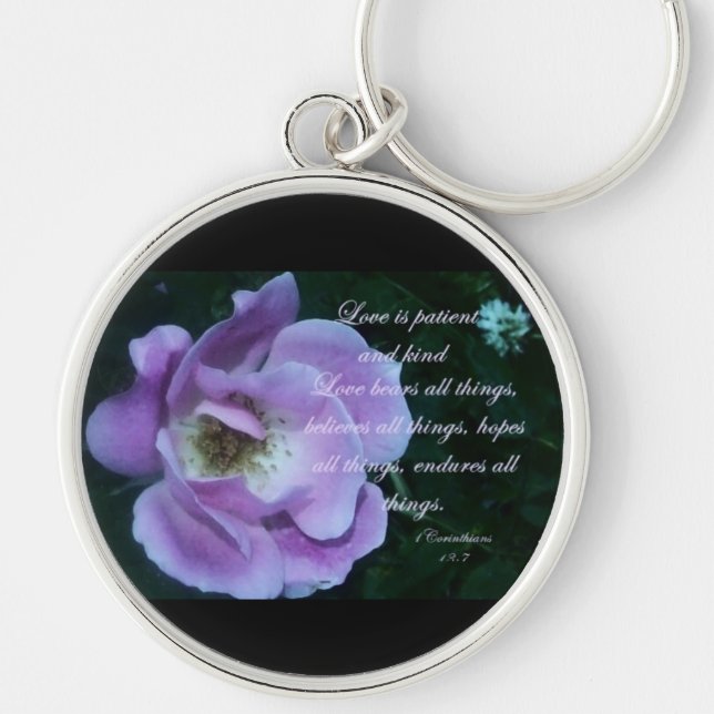 1 Corinthians 13 Keychain (Front)