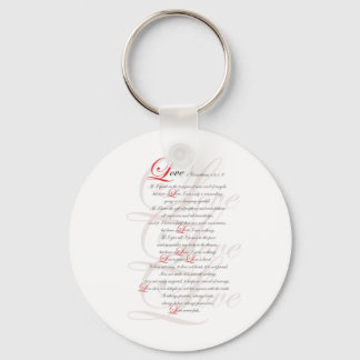 1 Corinthians 13 Keychain