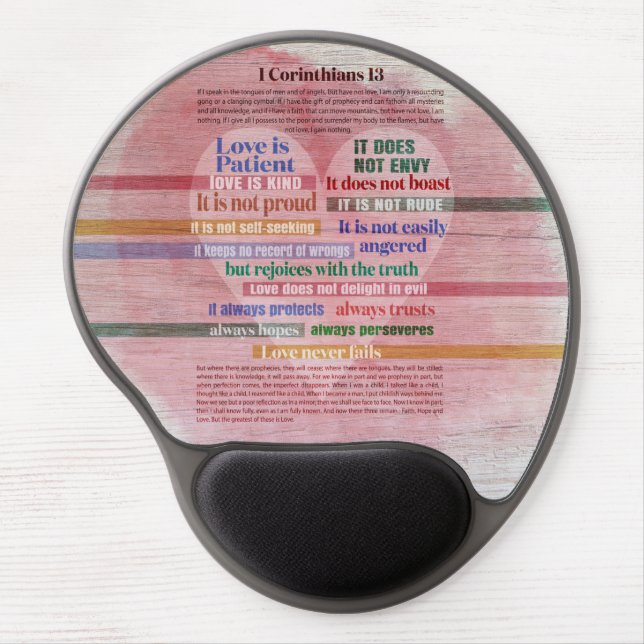 1 Corinthians 13 - Love Gel Mouse Pad (Front)