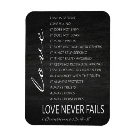 1 Corinthians 13 Love Is Bible Verse Magnet