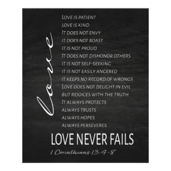 1 Corinthians 13 Love Is Bible Verse Photo Print by CandiCreations at Zazzle