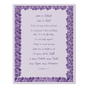 1 Corinthians 13 Love Is Canvas