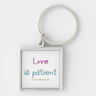 1 Corinthians 13 - Love Is Patient Keychain