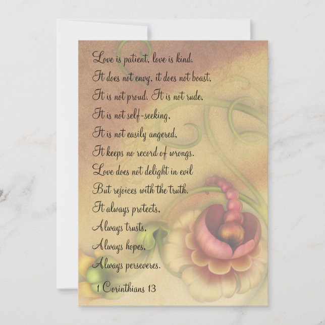 1 Corinthians 13 Love is Patient Mini Prints (Front)