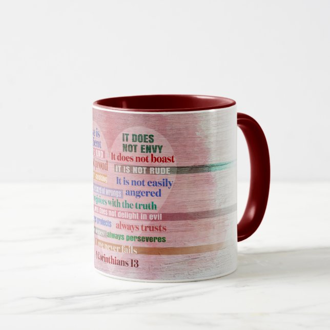 1 Corinthians 13 - Love Mug (Front Right)