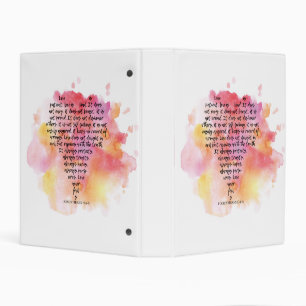 1 Corinthians 13 Mini Binder