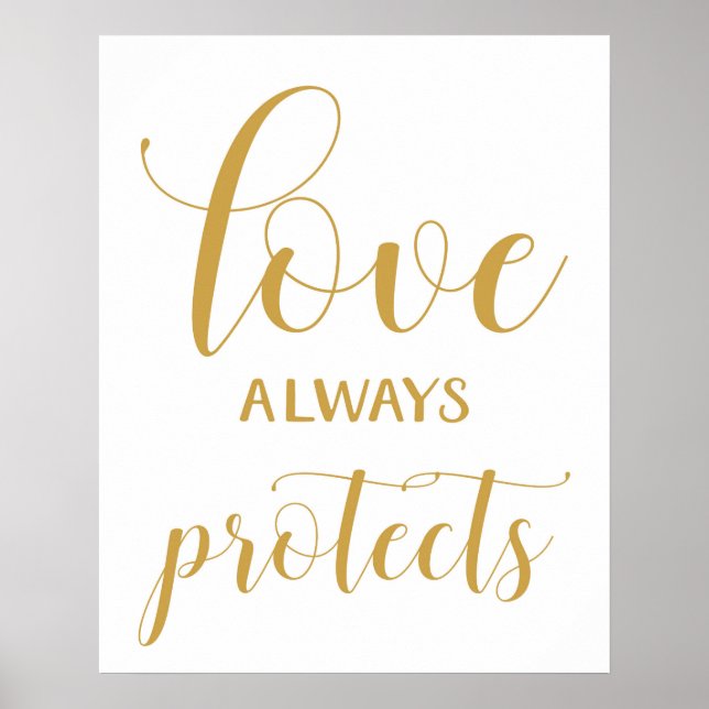 1 Corinthians 13 - Wedding Aisle Signs (Front)