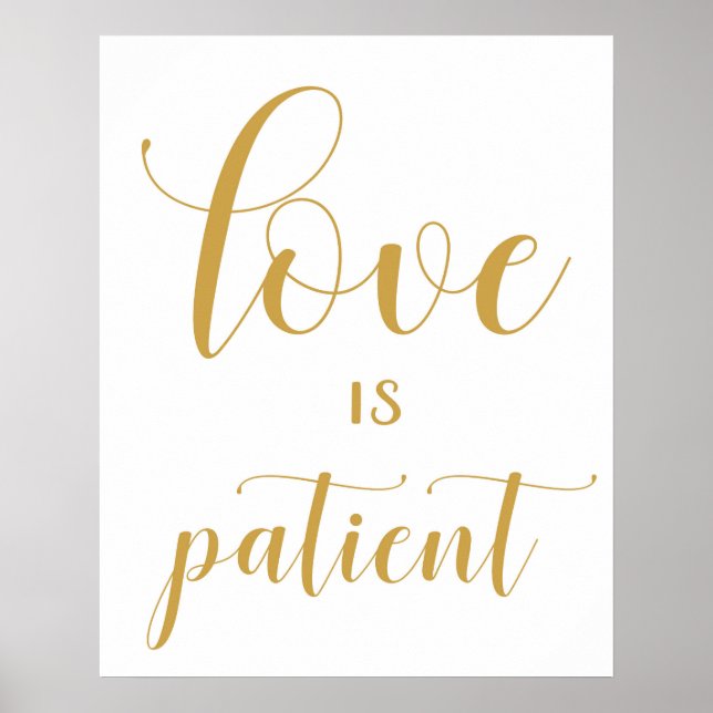 1 Corinthians 13 - Wedding Aisle Signs (Front)