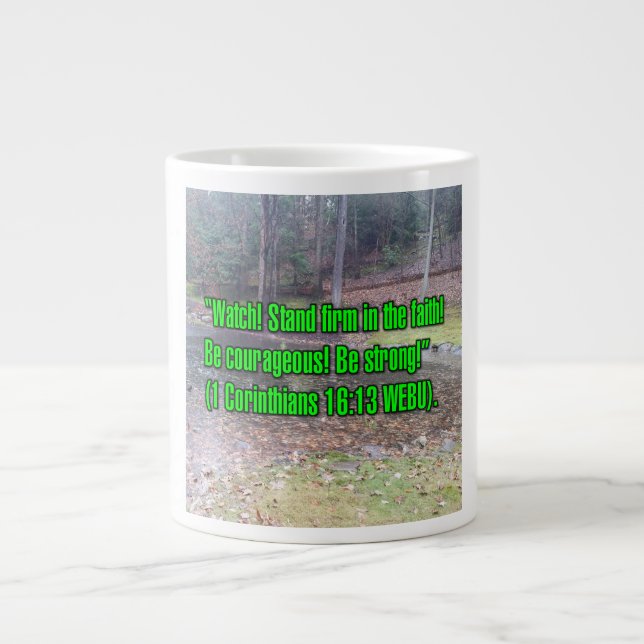 1 Corinthians 16:13 WEBU Mug (Front)