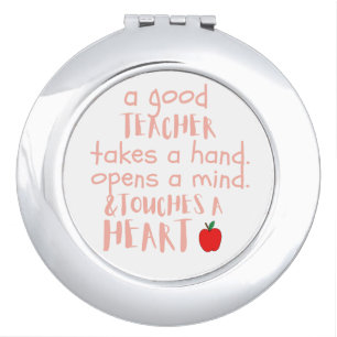 1 Corinthians 16: 14 A Good Teacher Personalized Compact Mirror