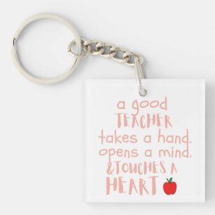 1 Corinthians 16: 14 A Good Teacher Personalized Keychain