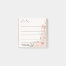 1 Corinthians 16:14 Christian Pink Flowers Post It