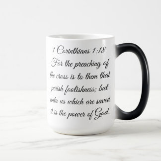 1 Corinthians 1:18 Scripture Cross Mug