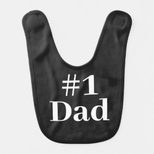 #1 Dad Baby Bib