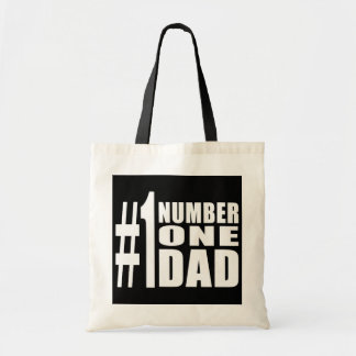 #1 Dad Birthdays & Christmas : Number One Dad Tote Bag