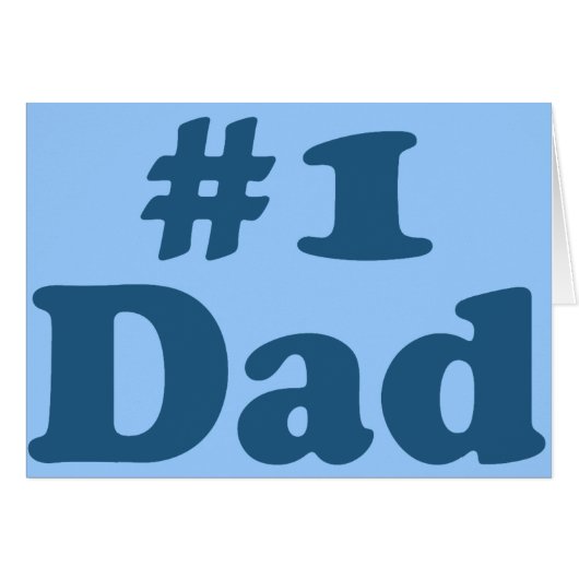 #1 Dad Cards (Front Horizontal)