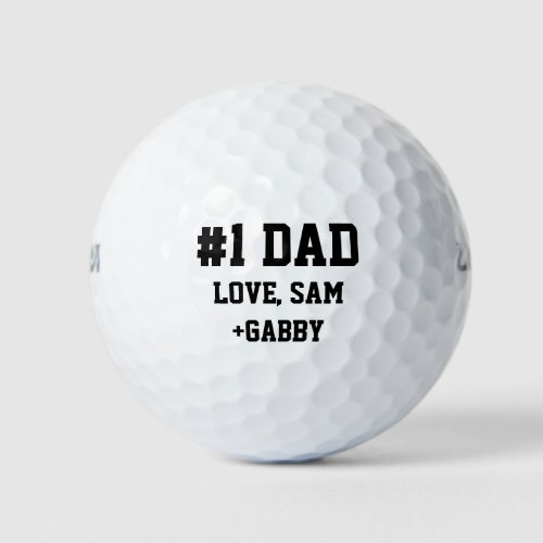 1 DAD Custom Wilson Ultra 500 Distance Golf Ball