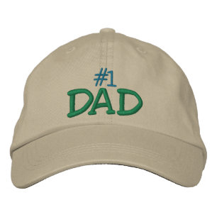 #1 Dad ... ; ) Embroidered Baseball Cap