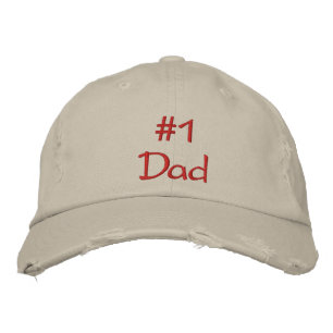 # 1 Dad Embroidered Baseball Cap