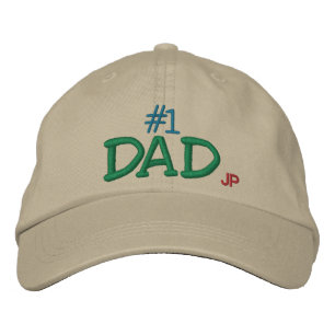 #1 Dad ... ; ) Embroidered Baseball Cap