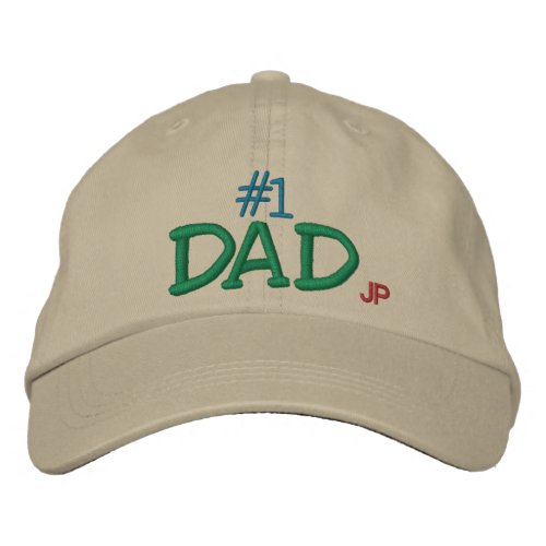 1 Dad     Embroidered Baseball Cap