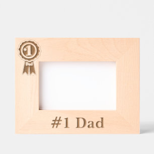 #1 Dad Engraved Frames