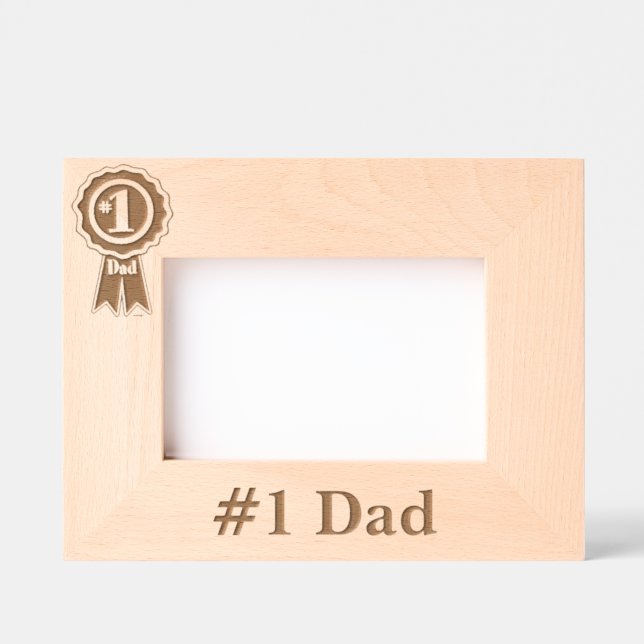 #1 Dad Engraved Frames (Front)