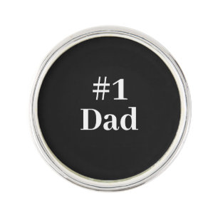 #1 Dad Father's Day Lapel Pin