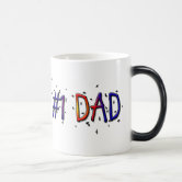 Number one, #1 Dad father and boy child Coffee Mug | Zazzle