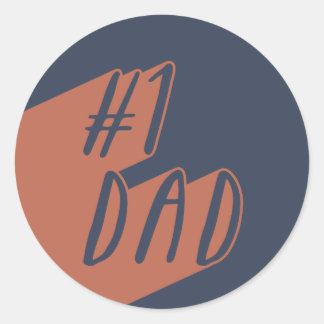 number 1 dad stickers zazzle