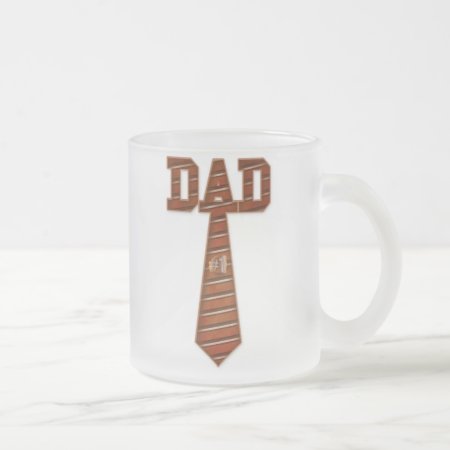 #1 Dad Frosted Mug