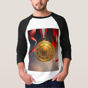 #1 Dad Gold Medal Shirt – Champion Father’s Day Gi