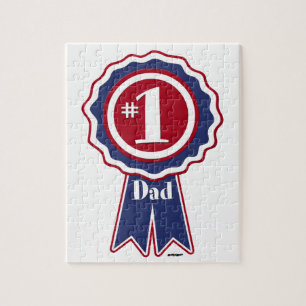 #1 Dad - Happy Father's Day Jigsaw Puzzle