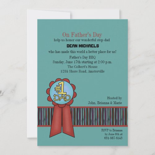 1 Dad Invitation