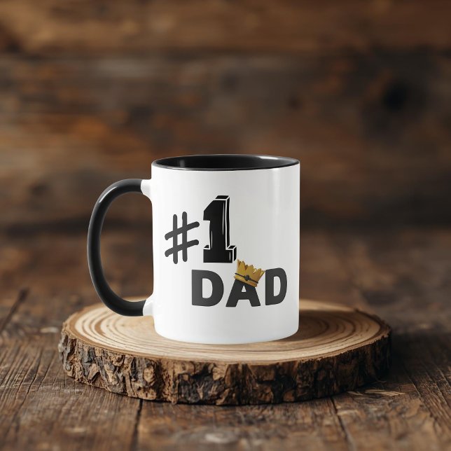 #1 Dad Love Personalized Mug (Creator Uploaded)