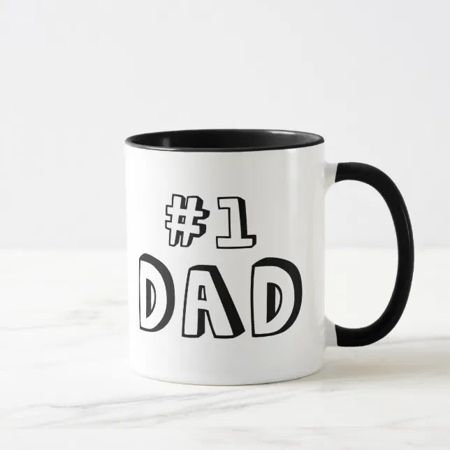 #1 dad coffee mug Worlds #1 Dad Mug 11oz/15oz – Mug World