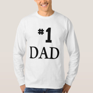#1 DAD, Number One Dad, Father's Day T-Shirt