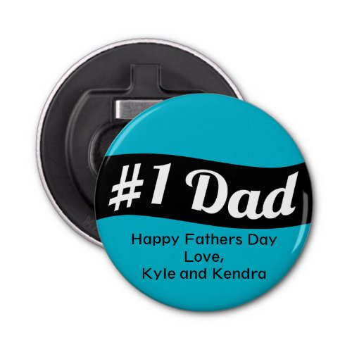 1 Dad Personalized Bottle Opener