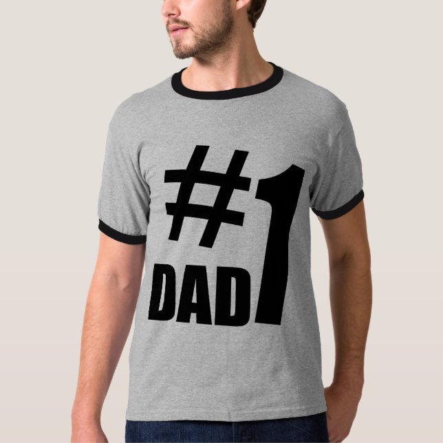 # 1 DAD RETRO T-SHIRT 1 (Front)