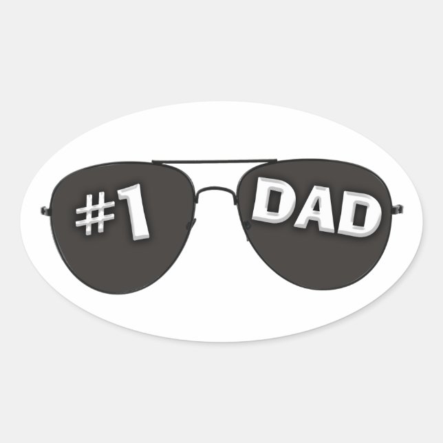#1 Dad Sticker (Front)