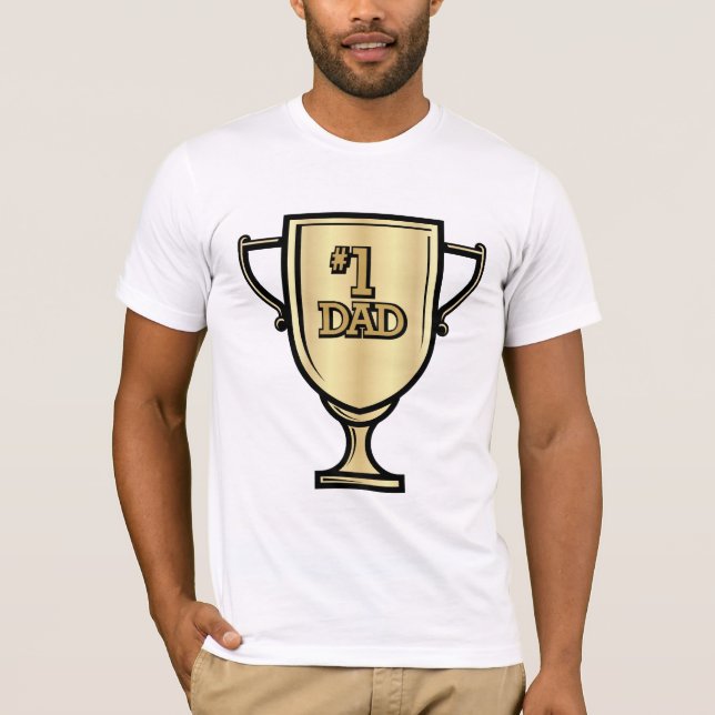 #1 Dad t-shirt (Front)