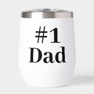 #1 Dad Thermal Wine Tumbler