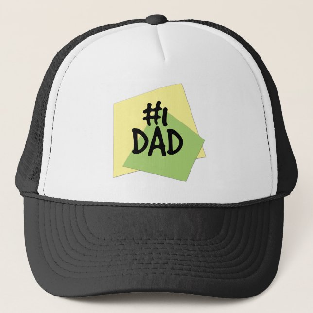 #1 Dad Trucker Hat (Front)