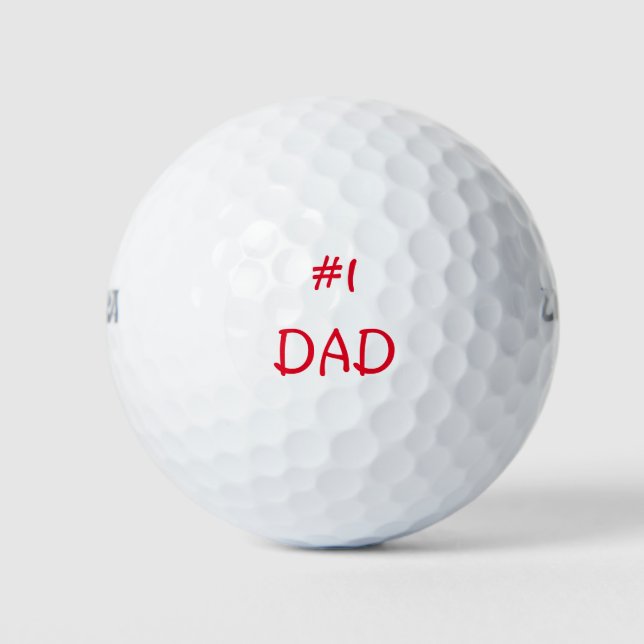 #1 DAD/Wilson Ultra 500 Distance Golf Ball (Front)