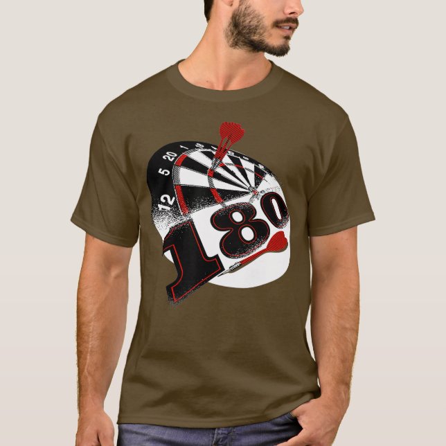 1 Darts Highest Score Ton T-Shirt (Front)