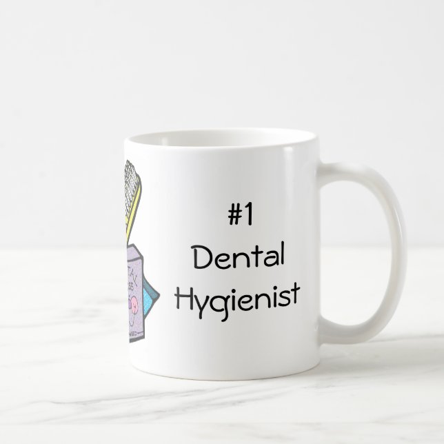 #1 Dental Hygienist Coffee Mug (Right)