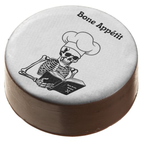 1 Dipped Oreos Bone Apptit Skeleton Chef  Chocolate Covered Oreo